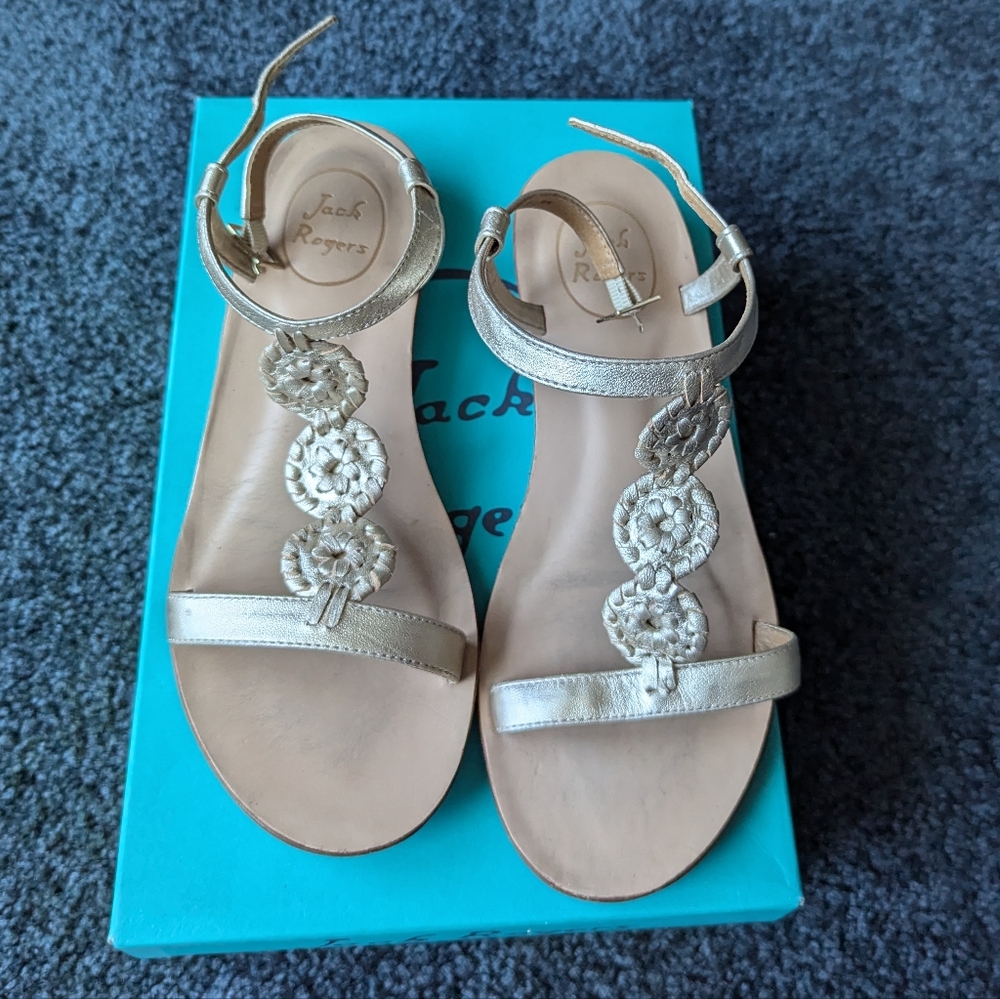 Jack Rogers sandals, size 8